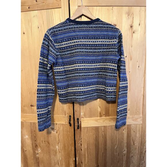 Vintage FREE PEOPLE Cardigan Sweater 100% Lambswool Size M - Picture 4 of 6